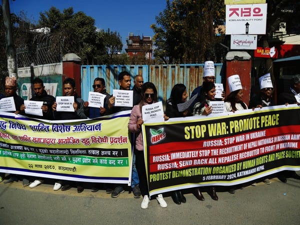 Nepali activists submit letter to Russian Embassy demanding repatriation and halt in recruitment of Nepali citizens