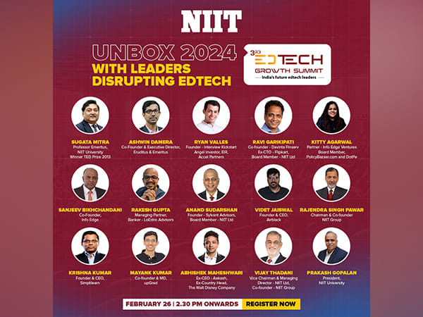 NIIT Ltd. Announces 3rd Edition of 'EdTech Growth Summit'