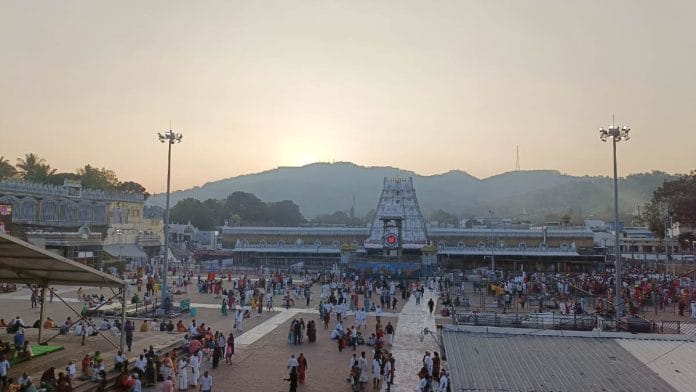 The Tirumala Venkateswara temple | Prasad Nichenametla | ThePrint