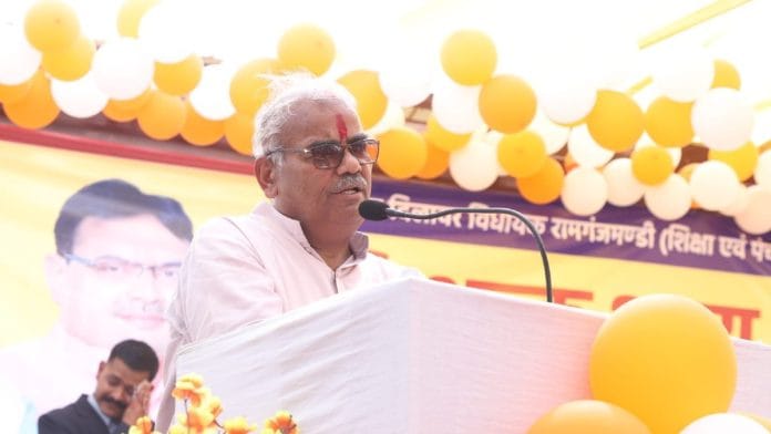 File photo of Rajasthan school education minister Madan Dilawar | X@madandilawar