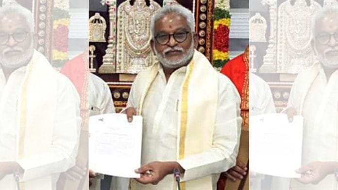 File photo of Y.V. Subba Reddy | Photo: ANI Photo/Aaditya Thackeray X