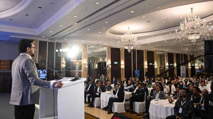 I&B minister Anurag Thakur at DNPA Conclave & Awards 2024 Tuesday | X/@ianuragthakur