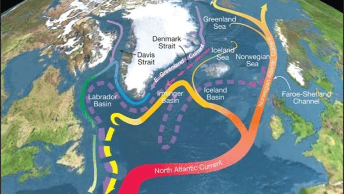 Representational image of AMOC current | Commons/ Woods Hole Oceanographic Institution/Science/USGCRP.
