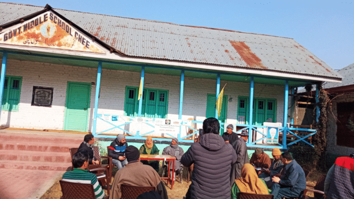 File photo of a gram sabha meeting in Jammu & Kashmir's Anantnag | Pic courtesy: X/@panchayat_chee