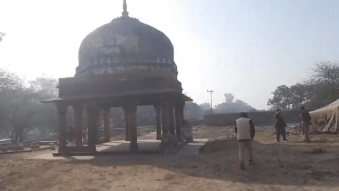 Remains of a monument at the disputed site in Baghpat, Uttar Pradesh | By Special Arrangement