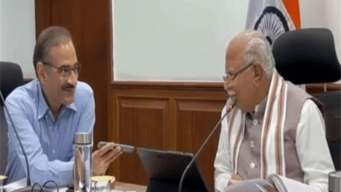 Rajesh Khullar, chief principal secretary to Haryana CM M.L. Khattar, had a three-year stint in the World Bank as executive director before he returned in February 2023 | By Special Arrangement