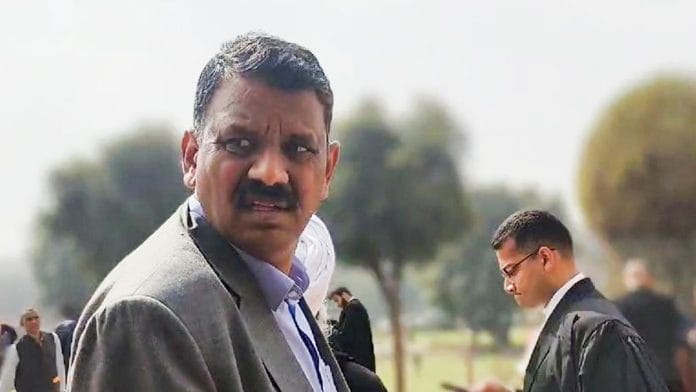 Anil Masih, Returning Officer for Chandigarh mayoral election, at the Supreme Court, Feb. 19, 2024 | Photo: PTI