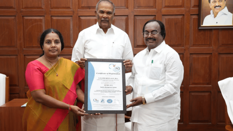 How BJP’s Vanathi Srinivasan became Tamil Nadu’s 1st MLA to earn ISO certified tag for her office