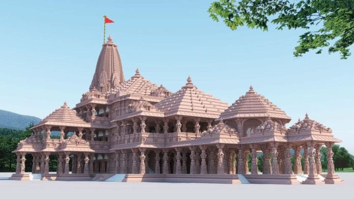 A 3D image of the Ram Mandir at Ayodhya | Photo: Special arrangement