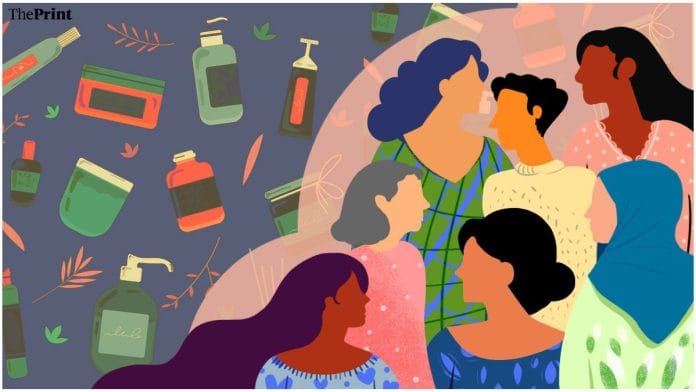 Importance of healthy skin | Representative image| Illustration by Prajna Ghosh | ThePrint