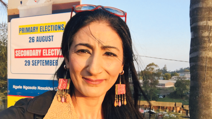 Professor Nitasha Kaul, who claims she was denied entry into India | Credit: @NitashaKaul