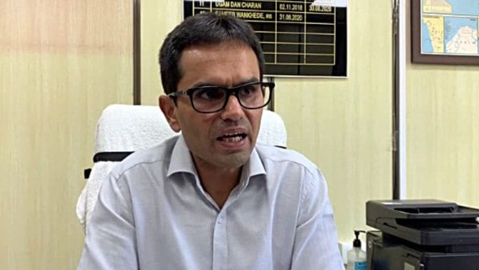 File Photo of Sameer Wankhede, former zonal director of Mumbai's Narcotics Control Bureau | ANI