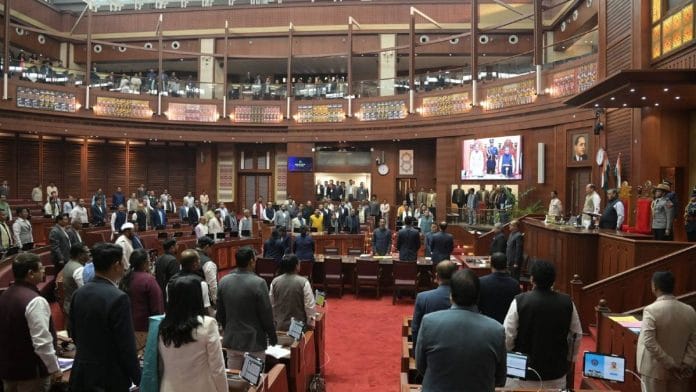 The opening day of the budget session in the Assam assembly | Photo: X/@Gulab_kataria
