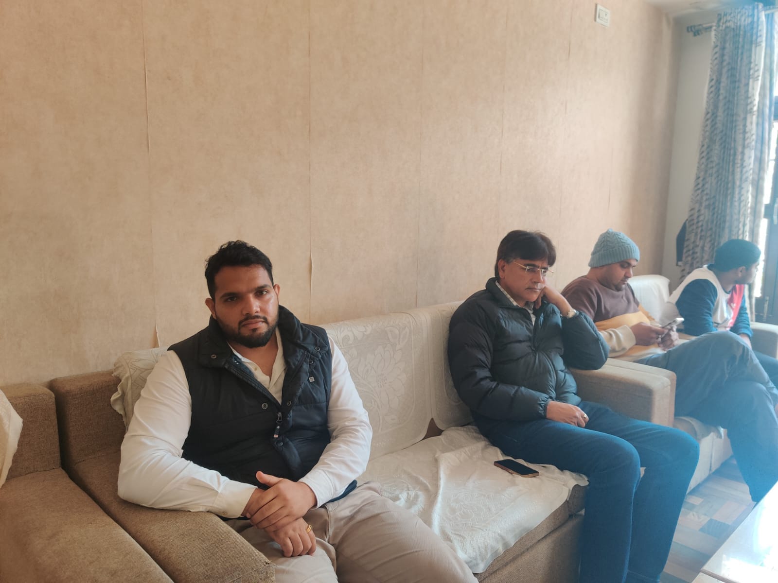 Jitender Rathee, Nafe Singh Rathee's son, at the politician's house | Bismee Taskin | ThePrint