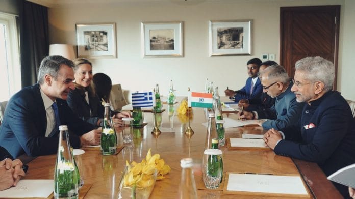 EAM in talks with Greece PM Kyriakos Mitsotakis | X (formerly known as Twitter) / @DrSJaishankar