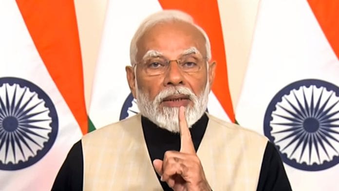 Prime Minister Narendra Modi delivers his remarks on the Interim Budget 2024, in New Delhi | PTI