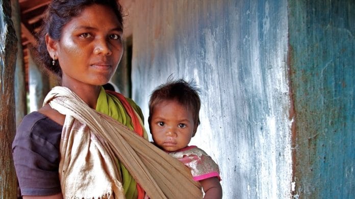 Jharkhand tribal munda mother with her baby | Representational image | Commons