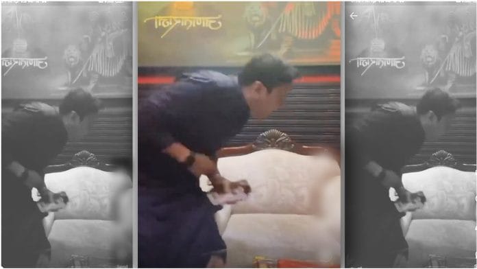 Screen shot of Abhishek Ghosalkar being shot at | Credit: social media