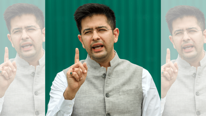 File photo of AAP MP Raghav Chadha | ANI