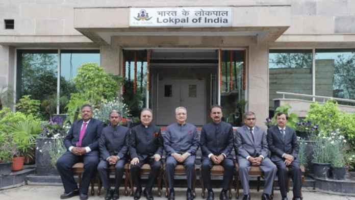 Justice Ritu Raj Awasthi sworn in as new judicial member of Lokpal of India | Photo credit: PIB