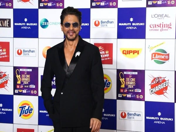 SRK looks dapper in all-black suit as he attends Zee Cine Awards 2024