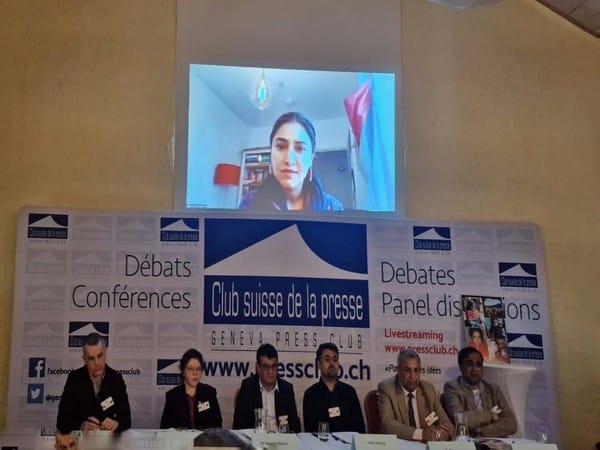 At Geneva, Baloch National movement seek urgent global support against rights violations by Pakistan