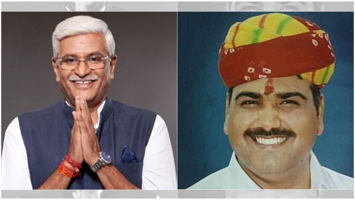 File photos of Union minister Gajendra Singh Shekhawat & Shergarh MLA Babu Singh Rathore | Photo: X, @gssjodhpur, @BSSHERGARH