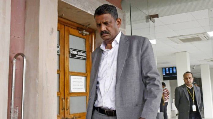 Returning officer in Chandigarh mayoral polls Anil Masih at the Supreme Court in New Delhi last month | Photo: ANI
