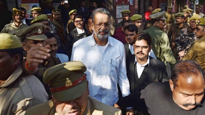 File photo of Mukhtar Ansari | Photo: ANI