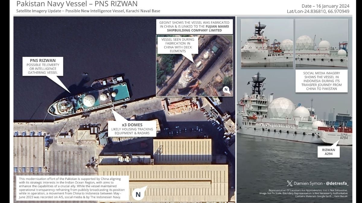 Pakistan Raja Rizwan Ss Pakistan Navy gets its first spy ship, PNS Rizwan, courtesy China