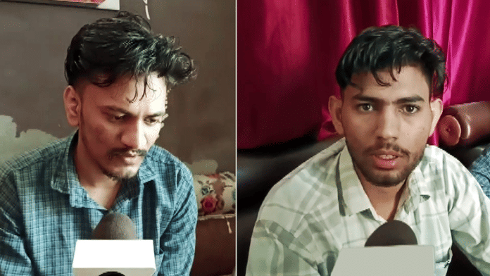 Picture of two youths allegedly tortured in Russia | ANI