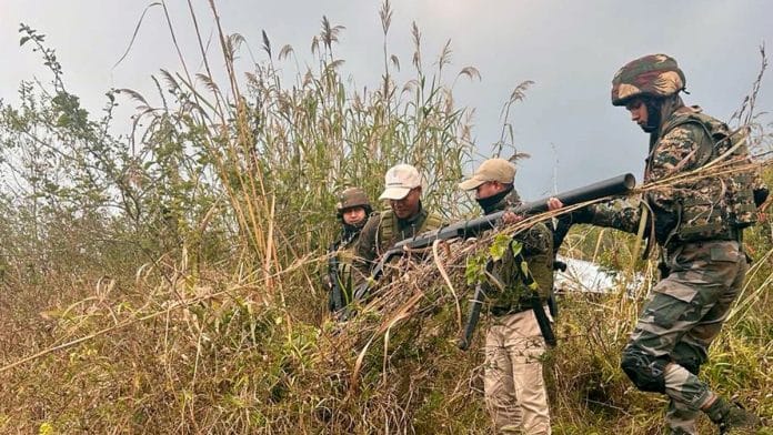 Representational image of Indian Army and Manipur Police conducting a joint operation in the general area of Sadar Joute and T. Mongbung villages on 5th March | ANI