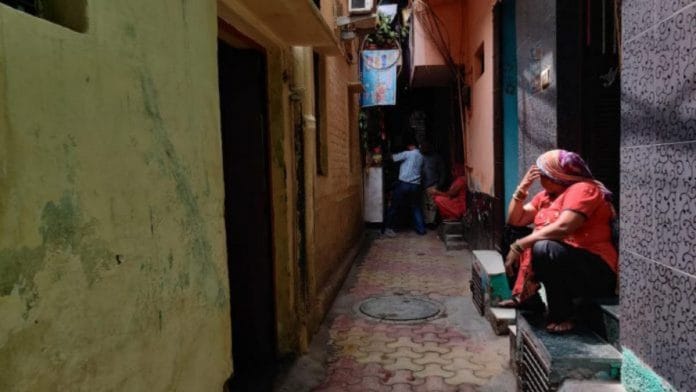 File photo of an unauthorised colony in south Delhi | Manisha Mondal | ThePrint