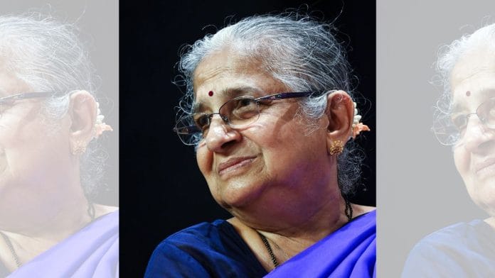 File Photo of Sudha Murty | Photo: ANI