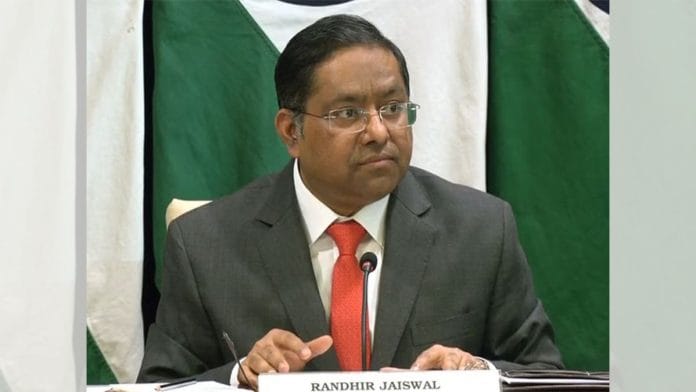 MEA spokesperson Randhir Jaiswal (Photo/ ANI)