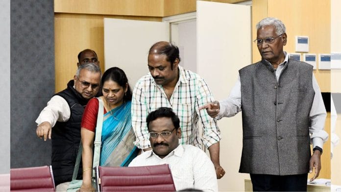 GN Saibaba addresses a press conference after his release | ANI