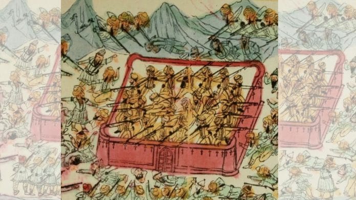 Depiction of the Battle of Saragarhi of the Tirah Campaign, fought on 12 September 1897 | Representative image | Commons