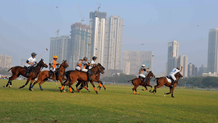 File photo of a polo match at Mahalaxmi Racecourse in Mumbai | ANI