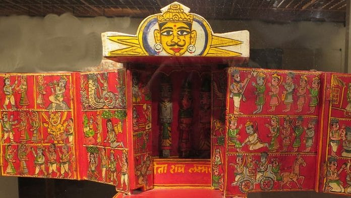 Kavad, Rajasthan, India, Photographer: Hiart, Early 20th century, Photographed: 2014, Paint on wood, Image courtesy of Wikimedia Commons