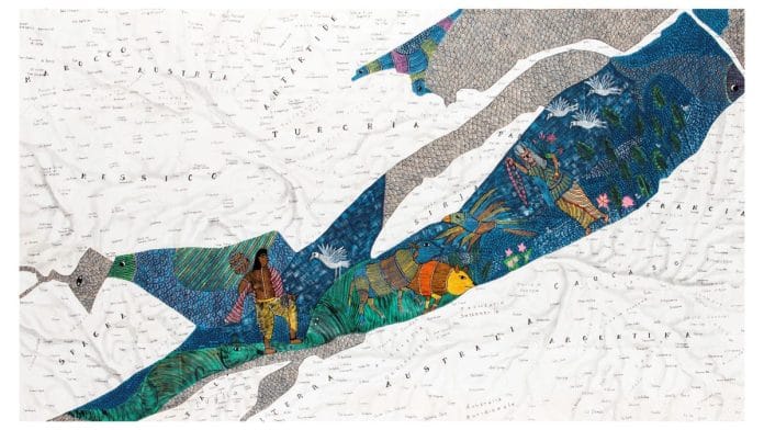 Yamuna River- Liquid Love, is a piece by Tarshito with Kaushel Prasad and Frank Ventura | By special arrangement