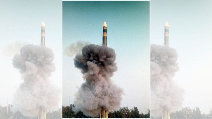 The first successful flight test of an indigenously developed Agni-5 missile with Multiple Independently Targetable Re-Entry Vehicle technology | ANI