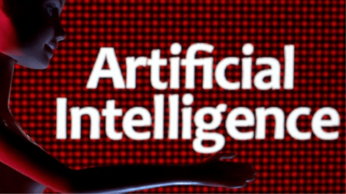 Artificial Intelligence words are seen in this illustration | Reuters