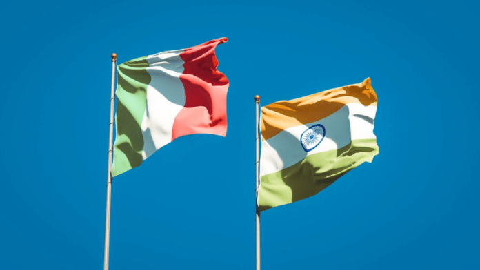 Flags of Italy and India | Representative Image | Freepik