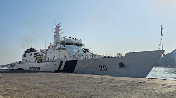 File photo of an Indian Coast Guard Vessel