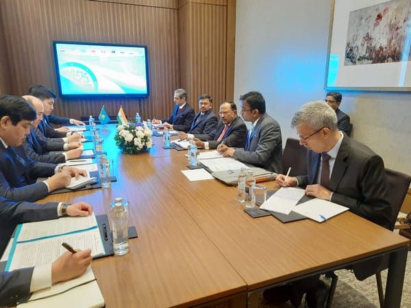 NSA Doval, Kazakhstan counterpart Gizat Nurdauletov hold talks on deepening cooperation