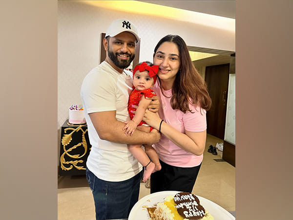 Disha Parmar melts hearts with cute click of Rahul Vaidya and daughter Navya, calls it her 'favorite'