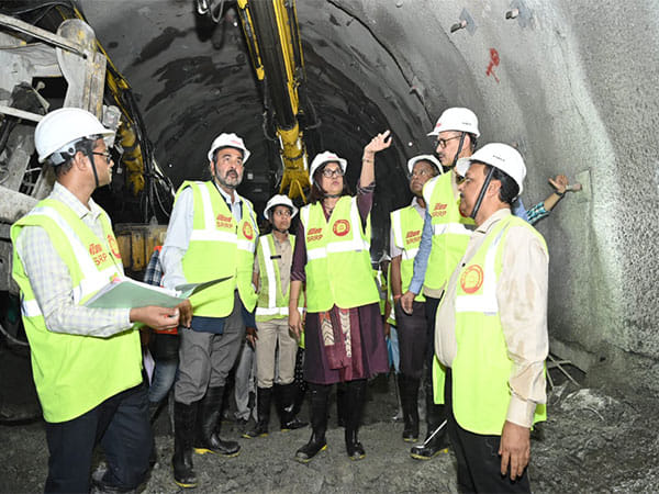Chairperson Railway Board CEO Jaya Varma Sinha oversees progress of Sivok - Rangpo rail project