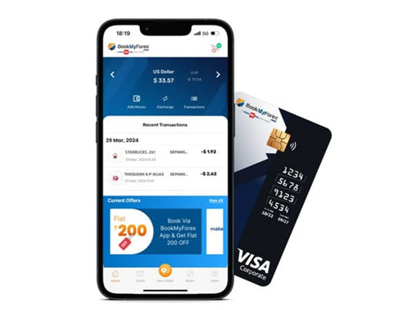 BookMyForex Launches Next-Generation Foreign Exchange App with Real Time Forex Card Reloads
