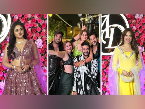 Bigg Boss 13 reunion: Rashami Desai, Mahira Sharma, Paras Chhabra pose at Arti Singh's sangeet