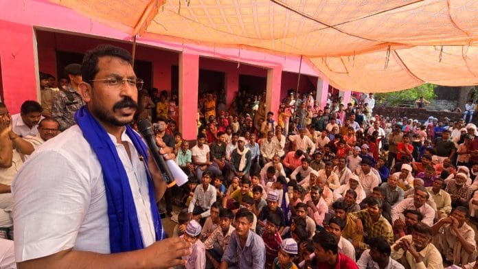 Chandra Shekhar Azad addresses a public meeting in UP’s Nagina| By special arrangement